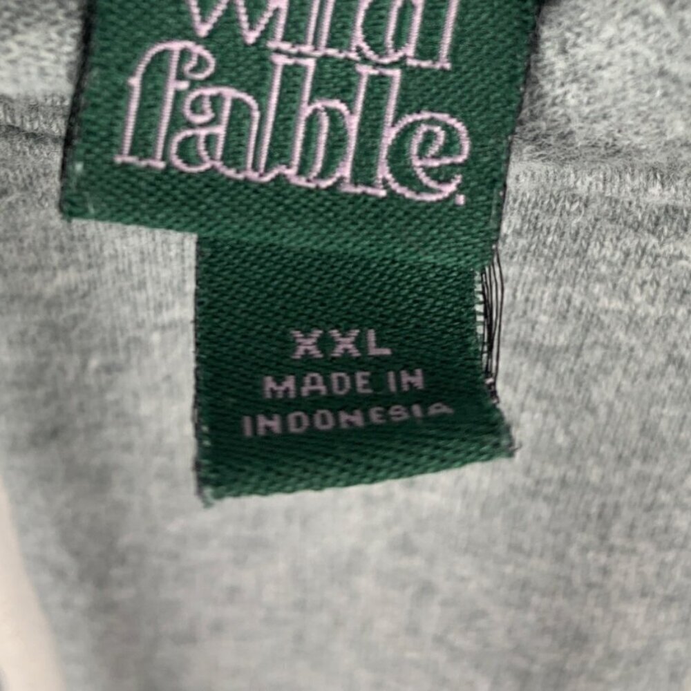 Women’s Wild Fable Gray Cropped Hoodie Size XXL - Picture 7 of 8